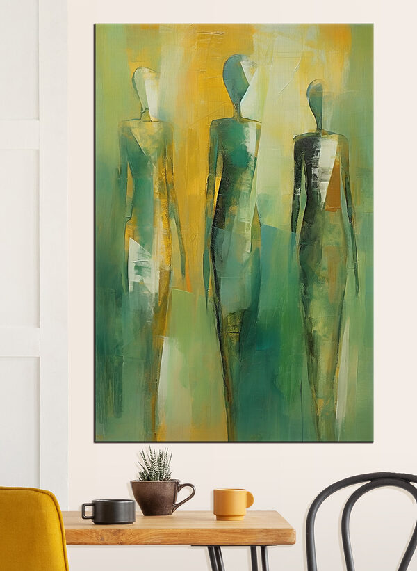 A painting of a group of people