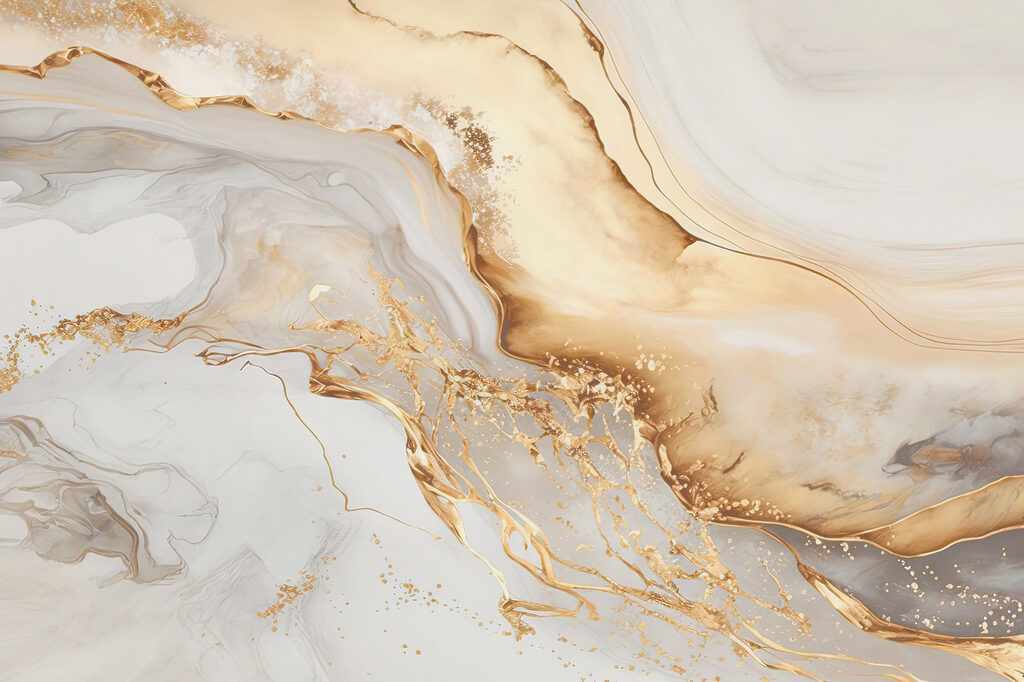 Elegant swirls of cream and amber Elegant swirls of cream and amber