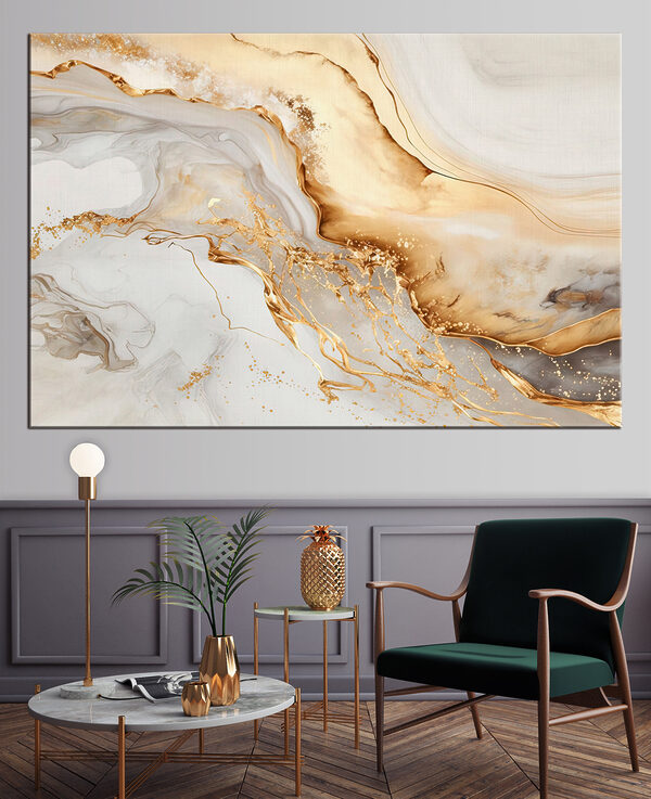 Elegant swirls of cream and amber Elegant swirls of cream and amber