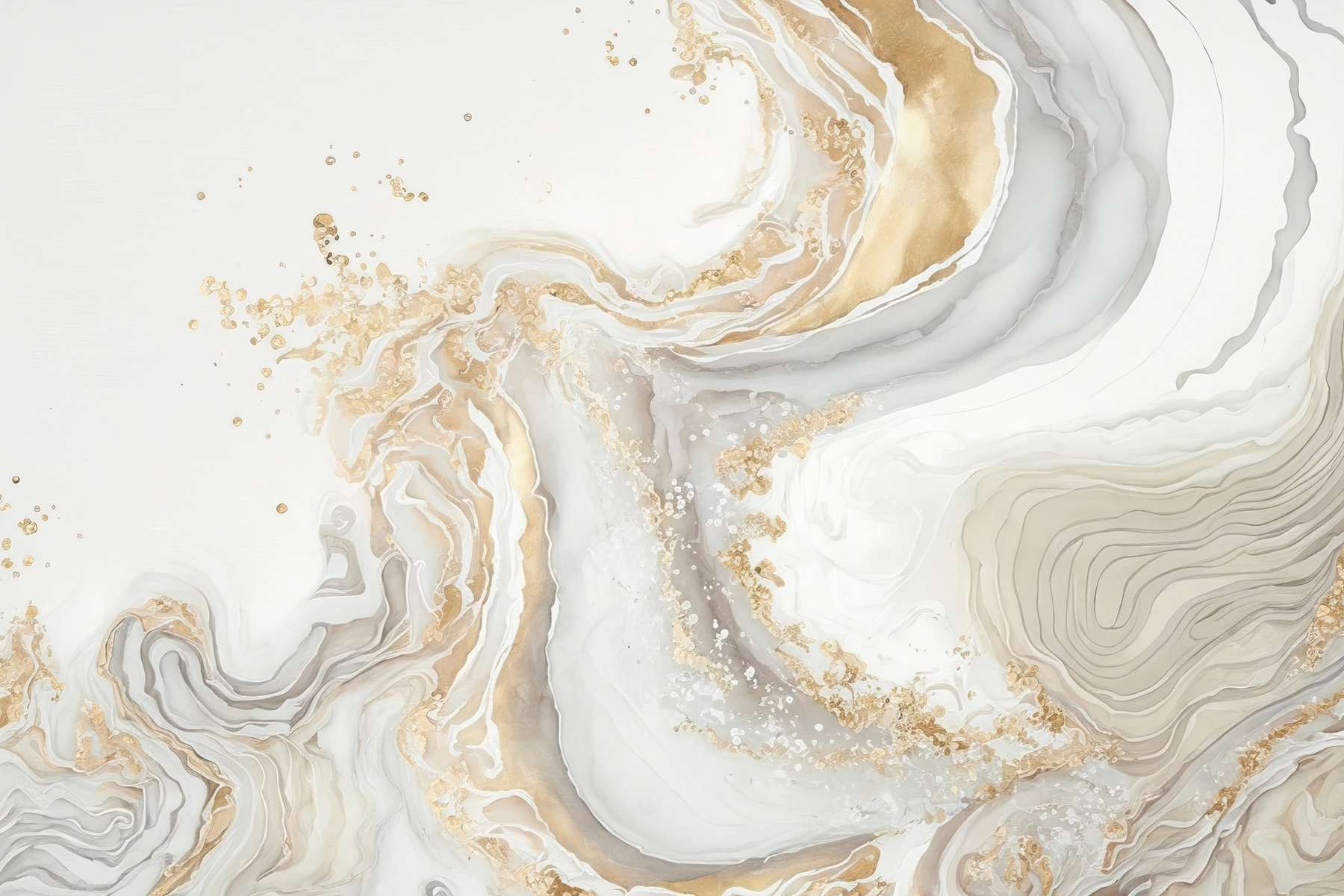 Elegant Swirls of Cream and Amber