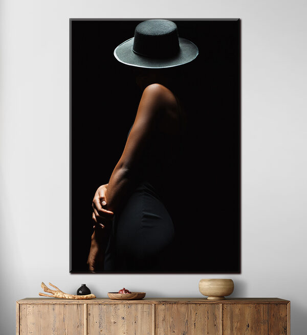 A woman in a hat A woman in a hat