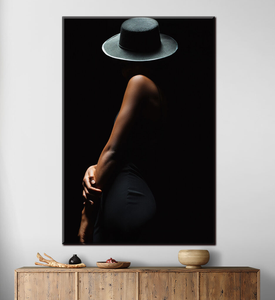 A woman in a hat A woman in a hat