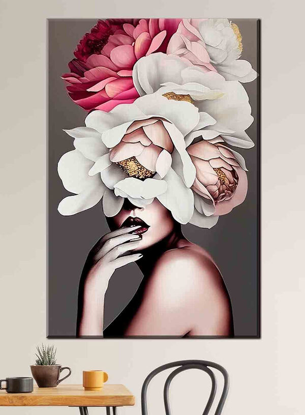 Quadri Una donna con dei fiori tra i capelli