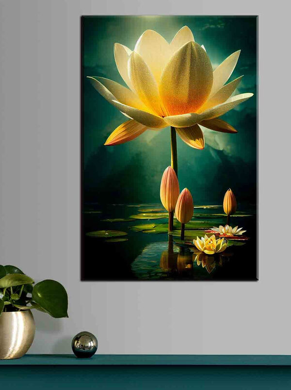 Quadri Un fiore giallo con i petali (COD: s34605) Quadri Quadri Un fiore giallo con i petali (COD: s34605)