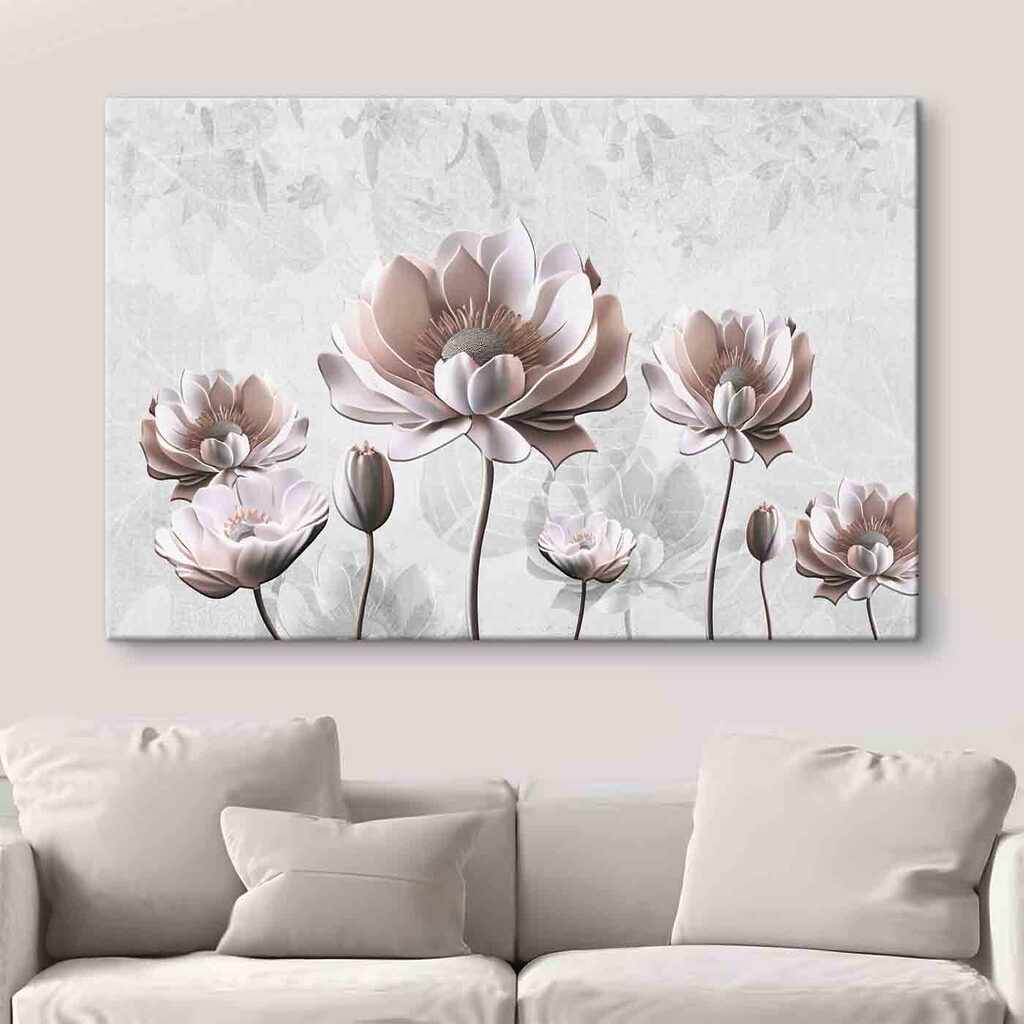 A group of white flowers