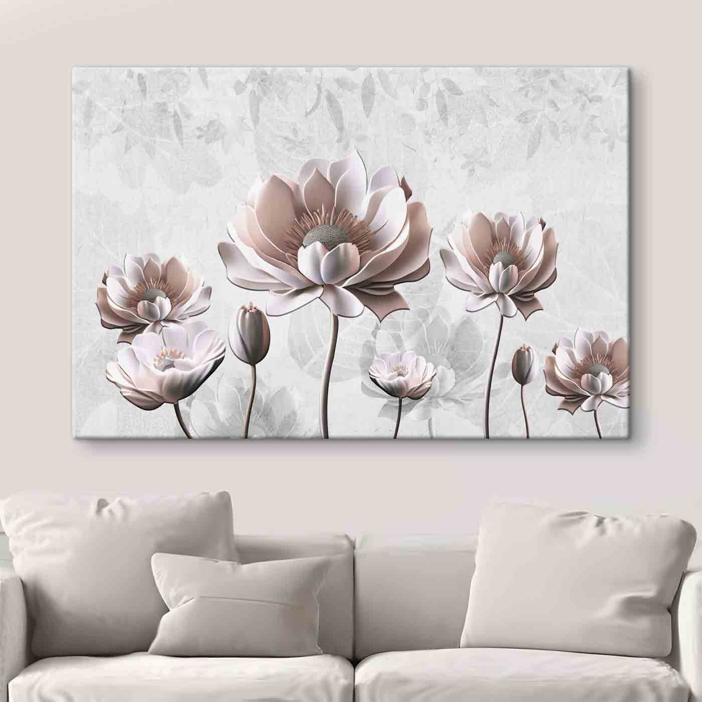A group of white flowers