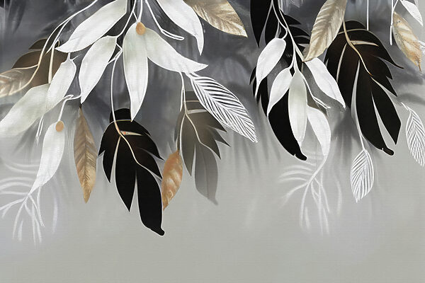 A close up of leaves