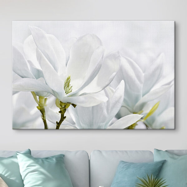 Close up of white flowers