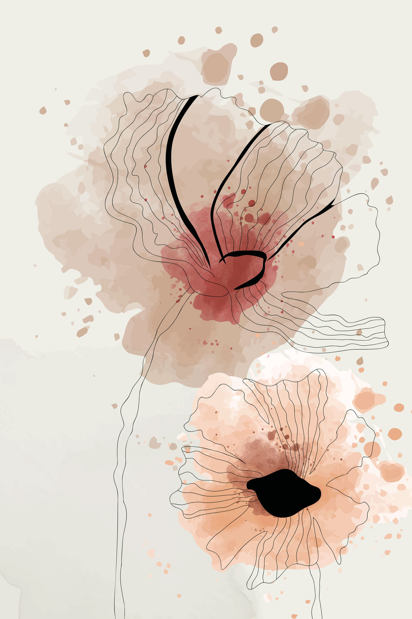 A close up of flowers