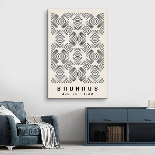 A pattern of circles and lines