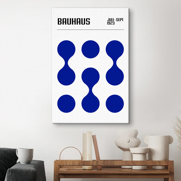 A group of blue dots