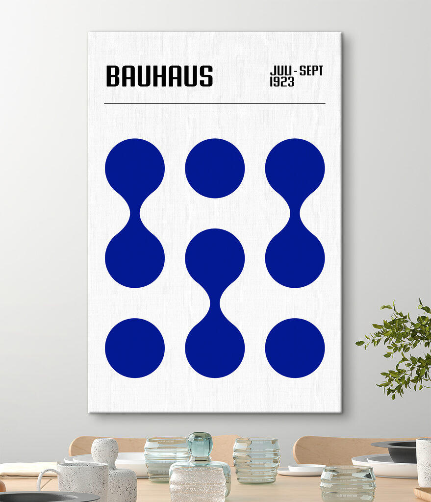 A group of blue dots