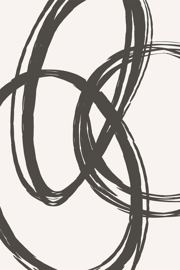 A black and white background with circles A black and white background with circles