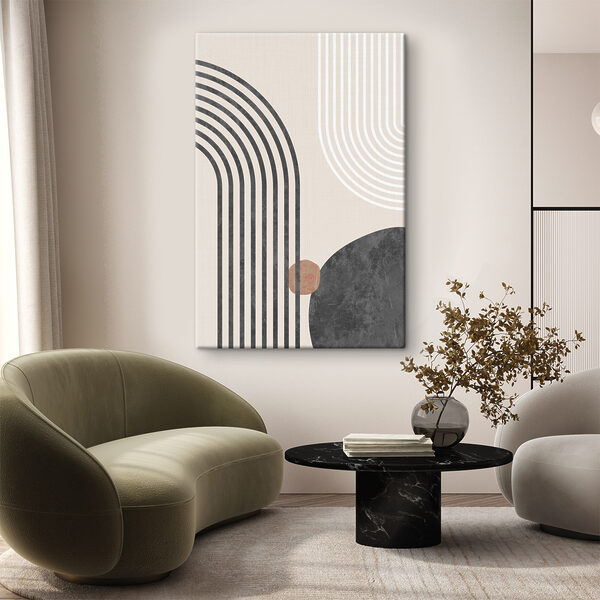 Quadri Linee e forme astratte in armonia