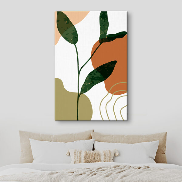 A green plant with brown and orange spots