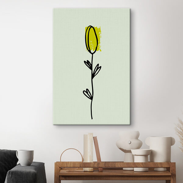 A drawing of a flower