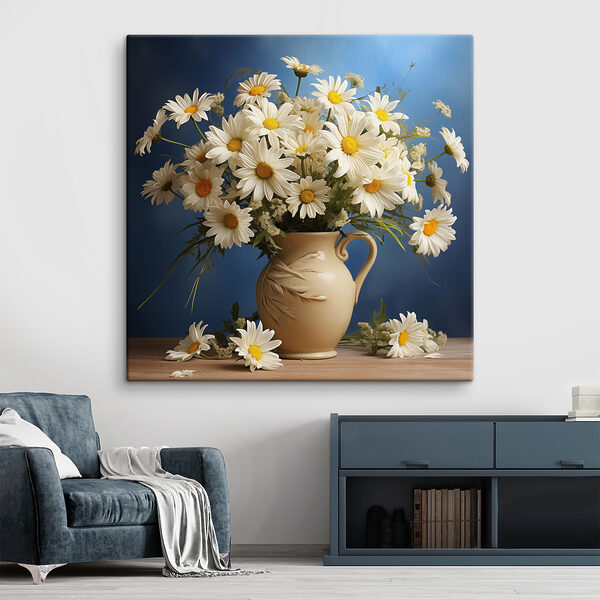 Quadri Quadri Un vaso di fiori bianchi (COD: s36814)