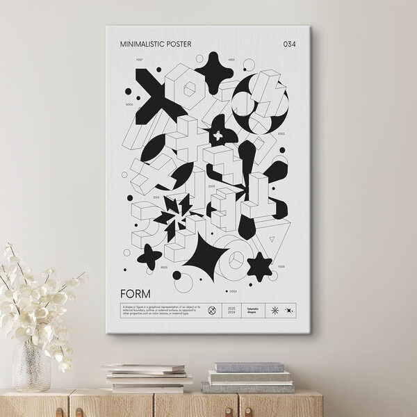Quadri Una grafica in bianco e nero
