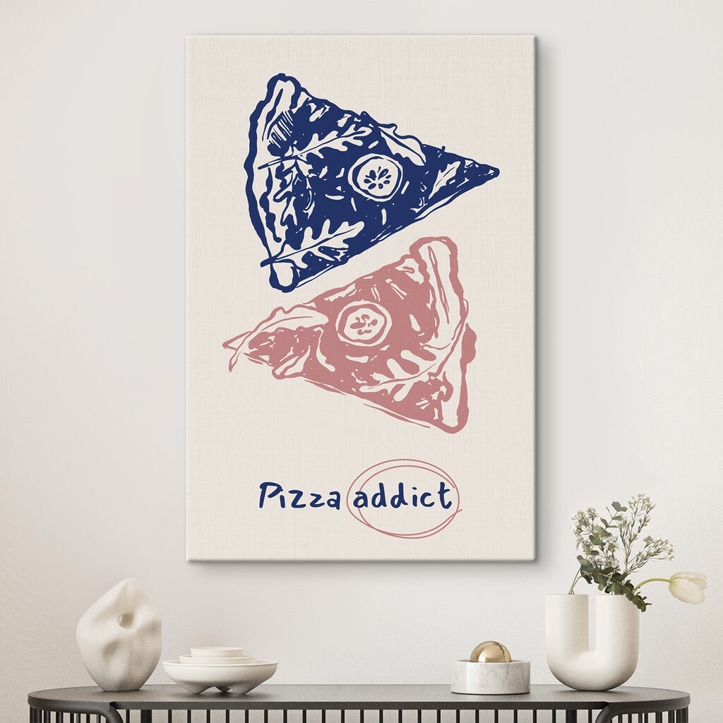 A drawing of a pizza A drawing of a pizza