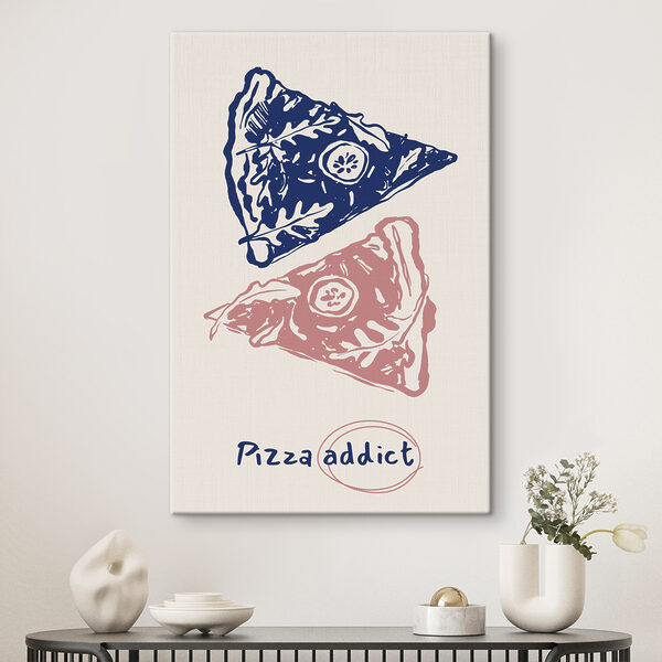 Quadri Quadri Un disegno di una pizza (COD: s36867)