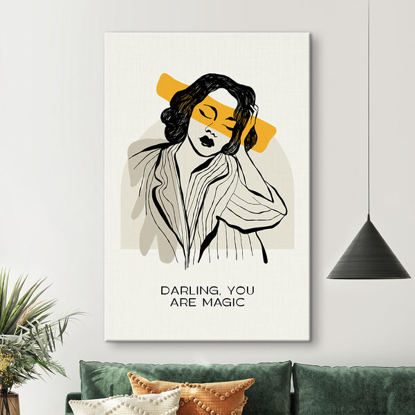 A woman with her eyes closed