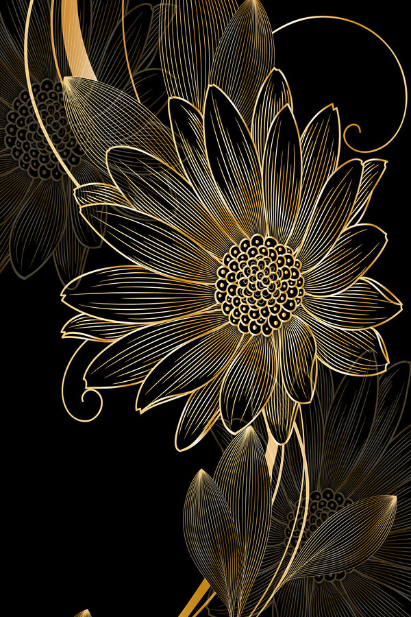A close up of a flower