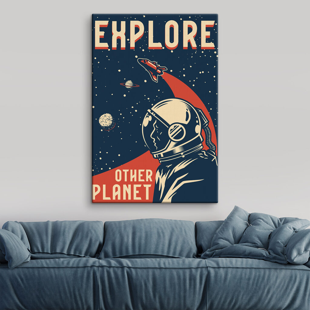 An astronaut in space