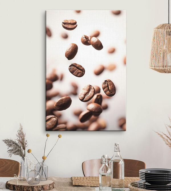 Quadri Quadri Chicchi di caffè che cadono nell'aria (COD: s37171)