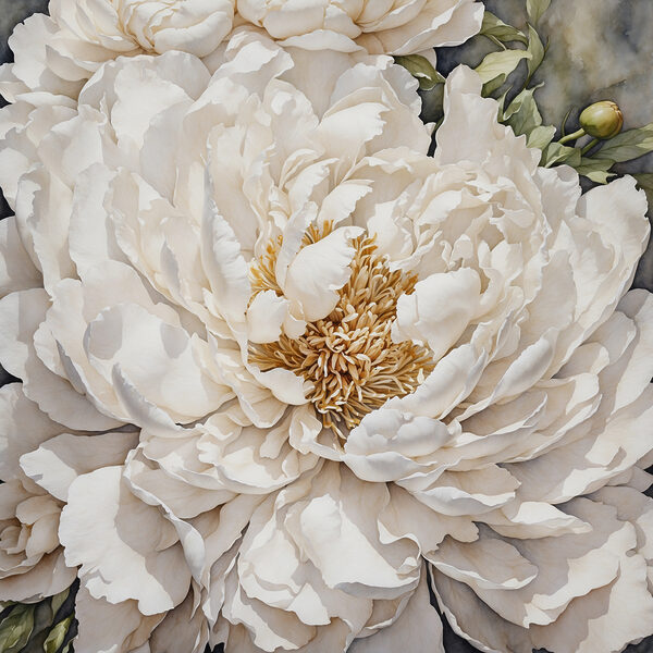 A close up of a flower