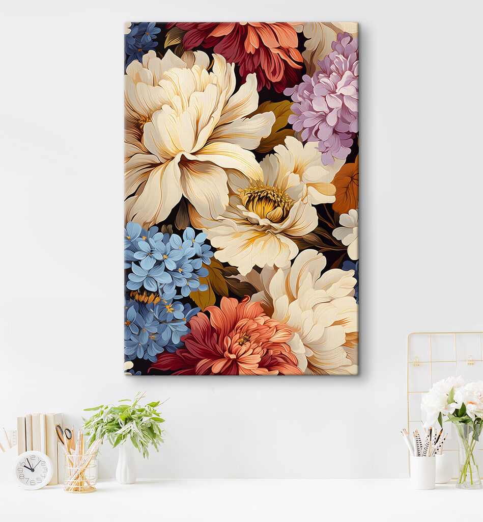 Vibrant blooms in harmonious colors Vibrant blooms in harmonious colors