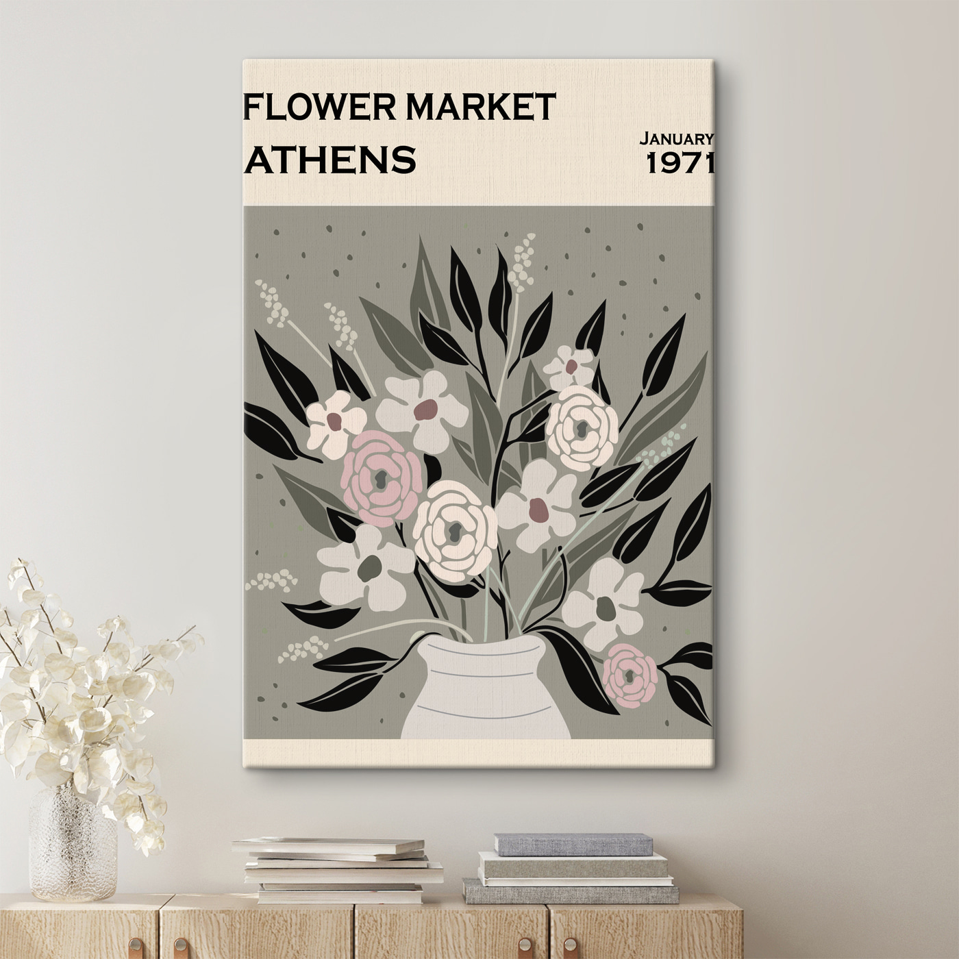 A vase of flowers