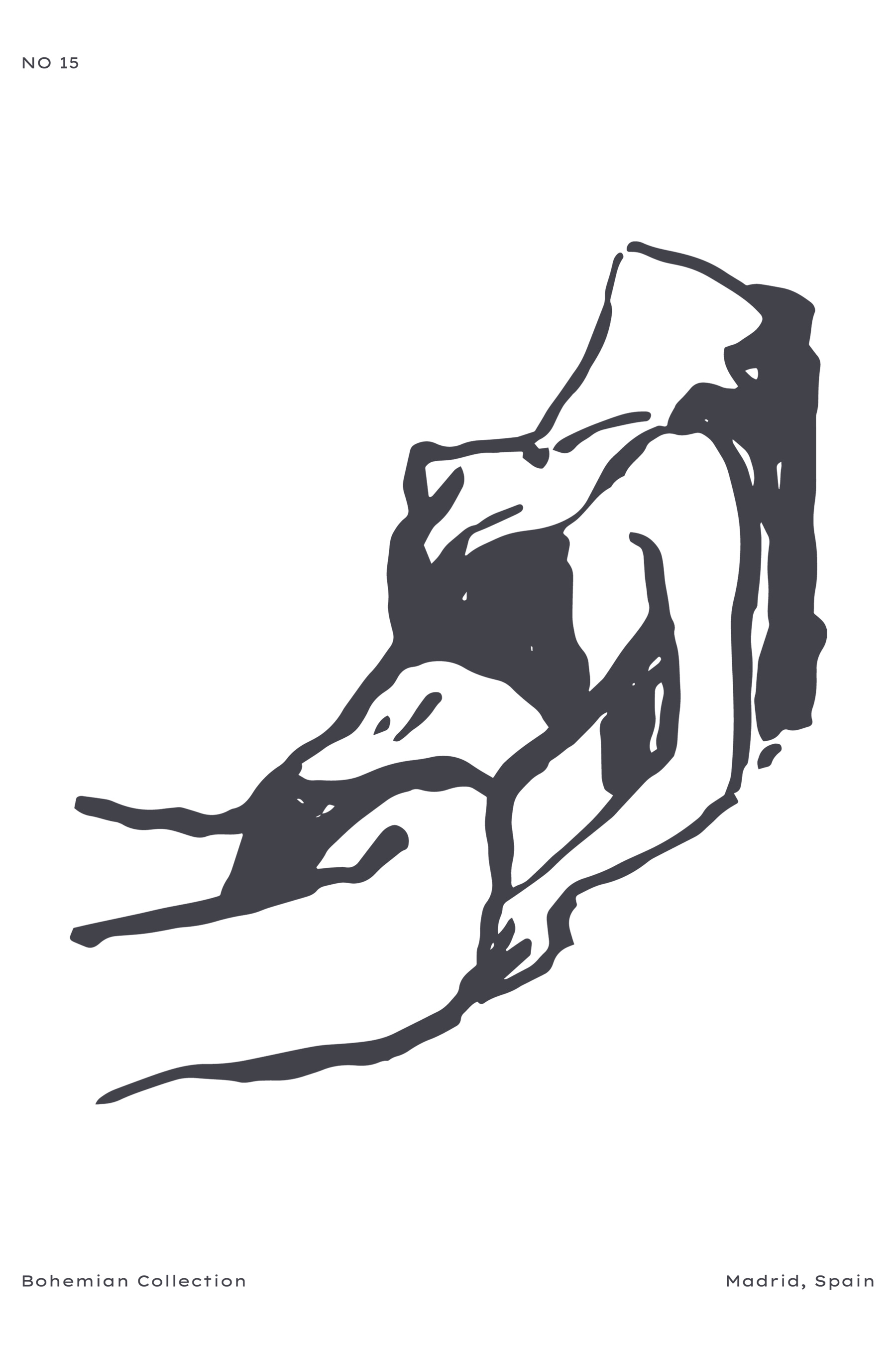 A drawing of a woman in a garment