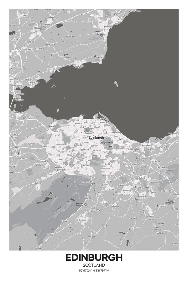 A map of land with roads and roads