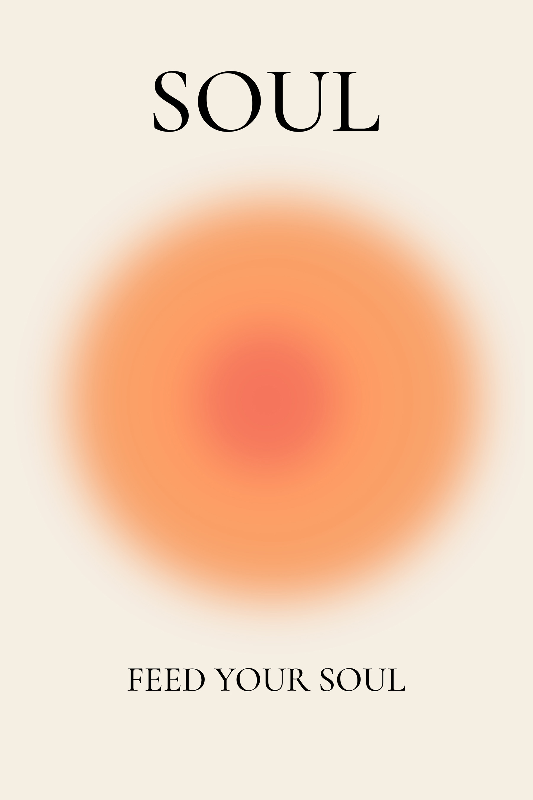 A blurry orange circle A blurry orange circle
