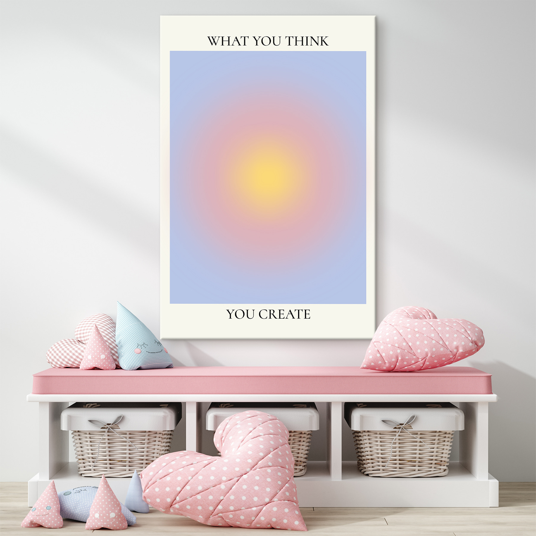 A blue and pink background A blue and pink background