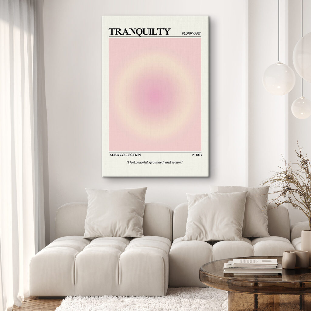 A pink and white background