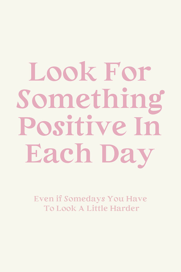 A white background with pink text