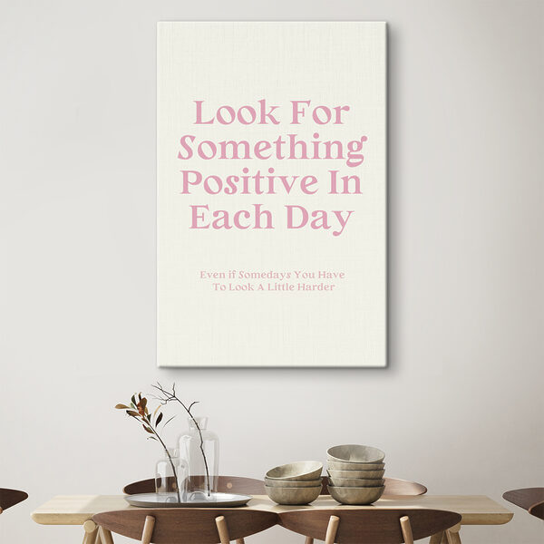 A white background with pink text