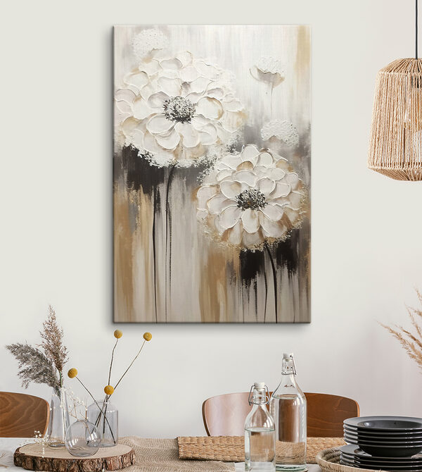 Quadri Quadri Un dipinto di fiori bianchi (COD: s37307)