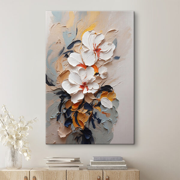 Quadri Un dipinto di fiori su una parete (COD: s37330) Quadri Quadri Un dipinto di fiori su una parete (COD: s37330)