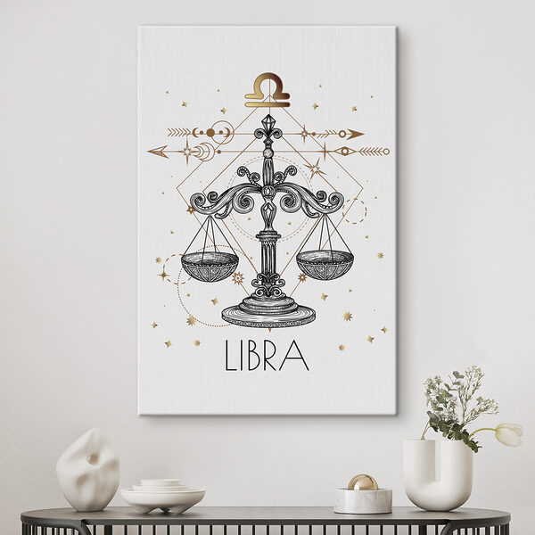 Quadri Quadri Un disegno del segno zodiacale della Bilancia (COD: s37305)