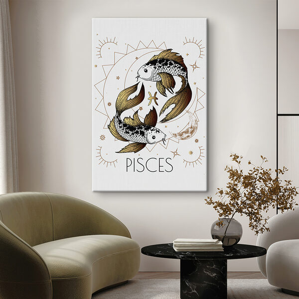 A drawing of a fish
