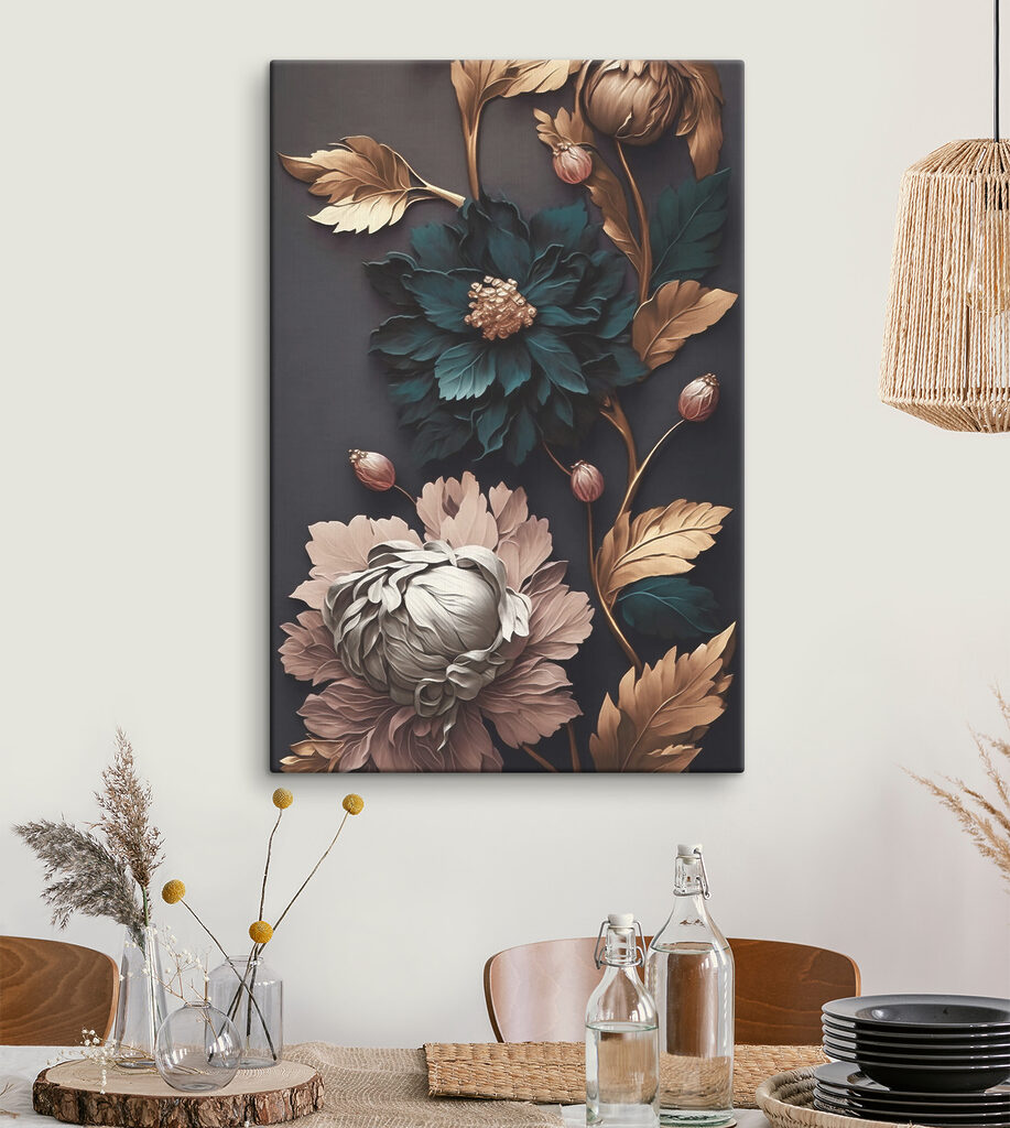 A close up of flowers