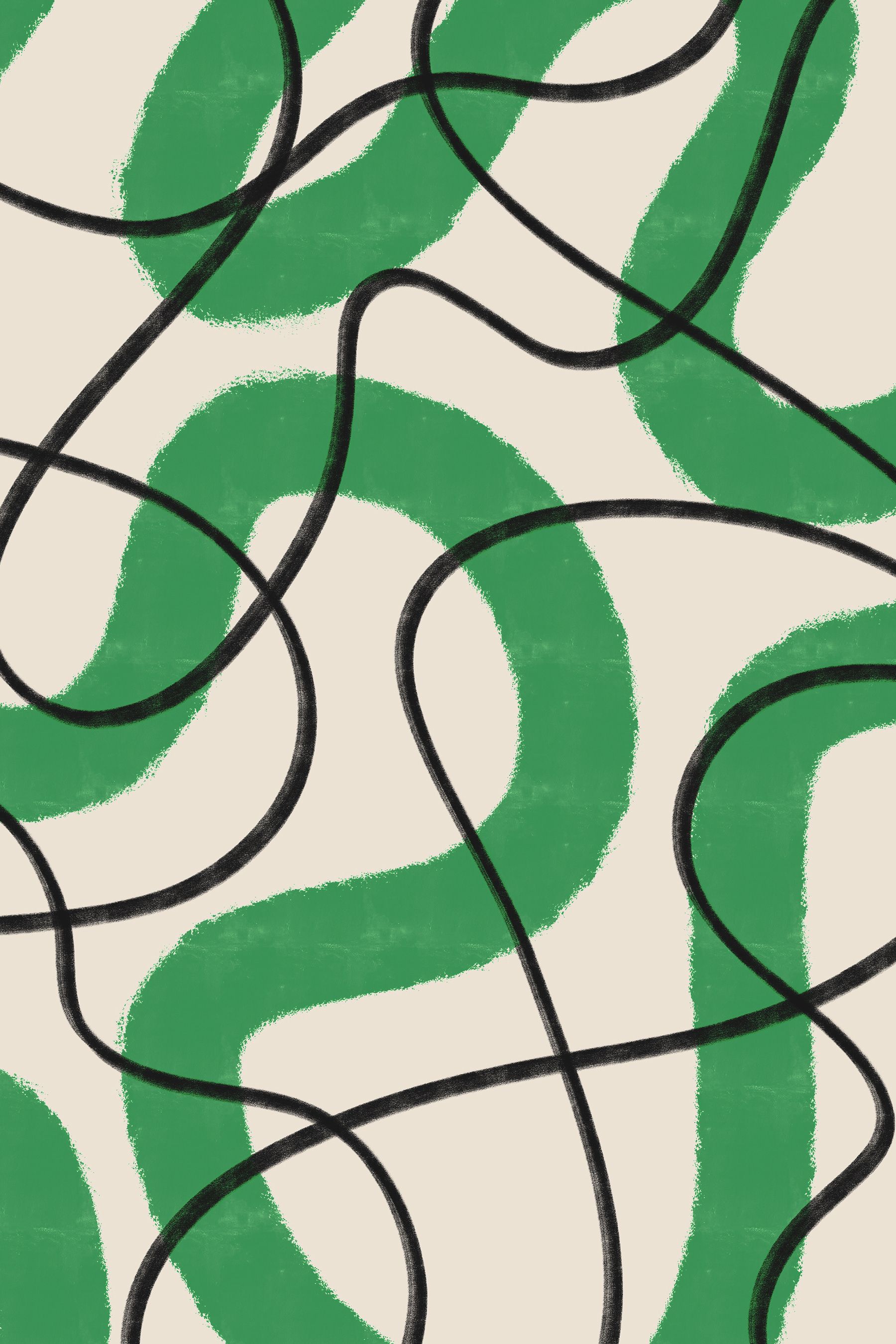 A green and white pattern