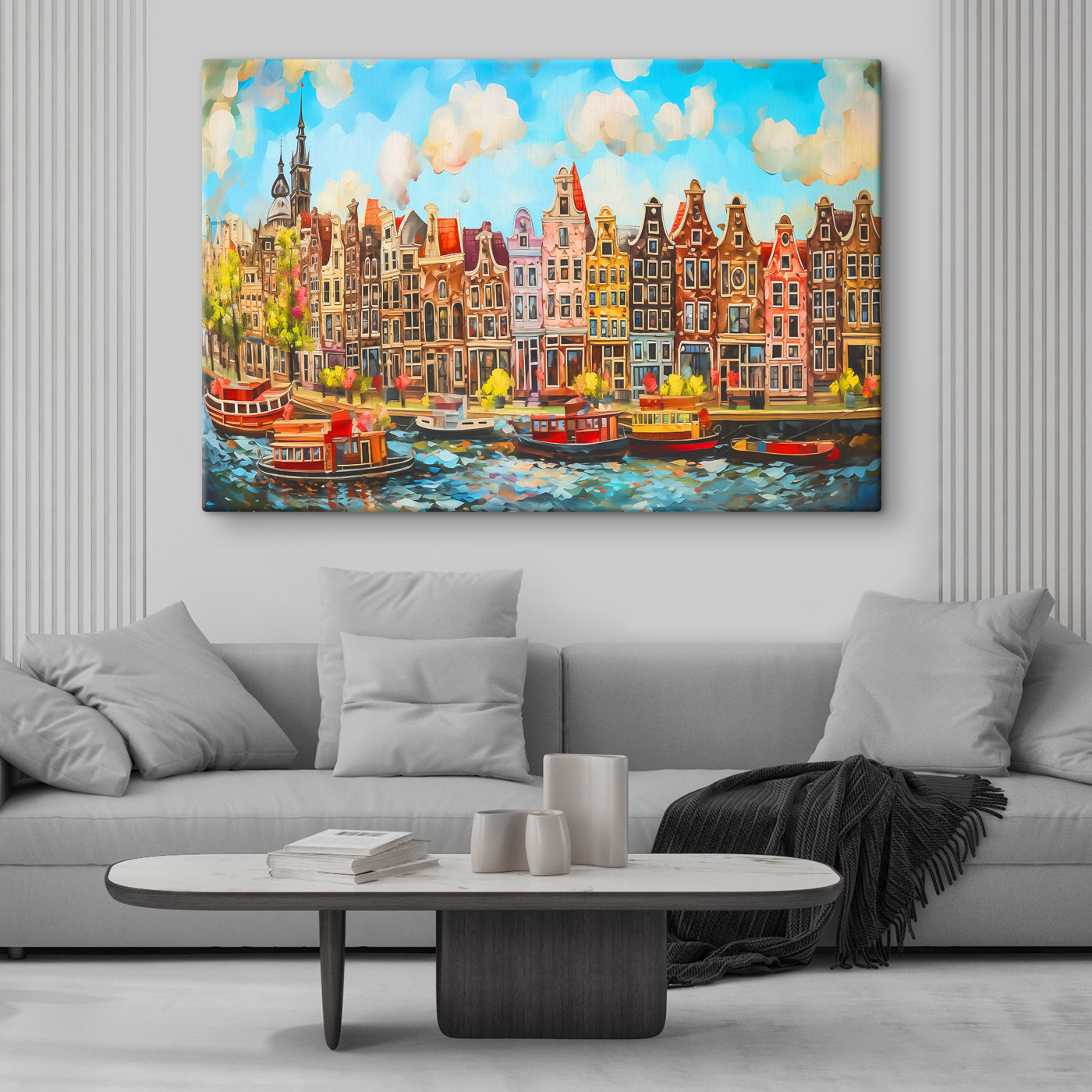 A watercolor painting of a city A watercolor painting of a city