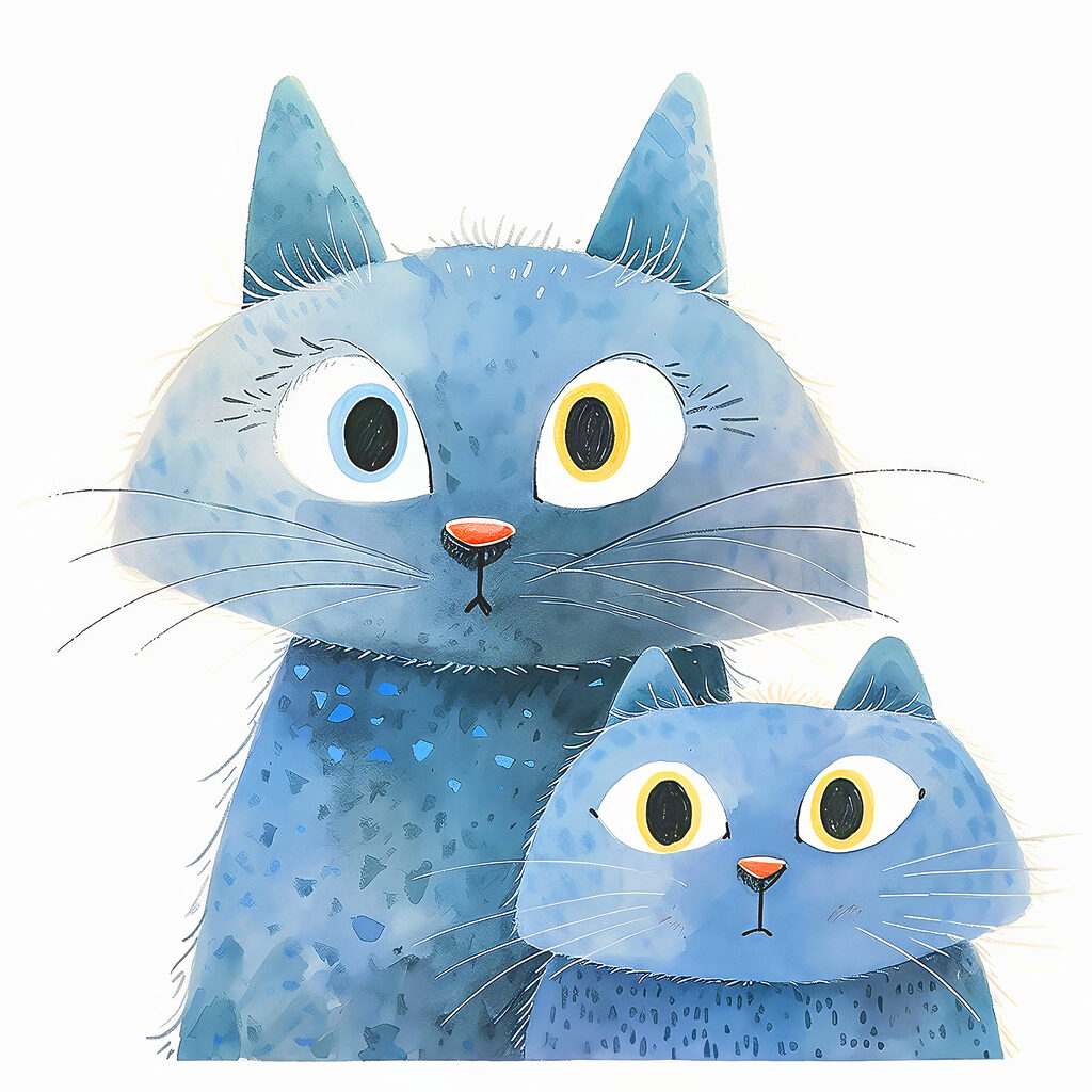 A cat and a cat