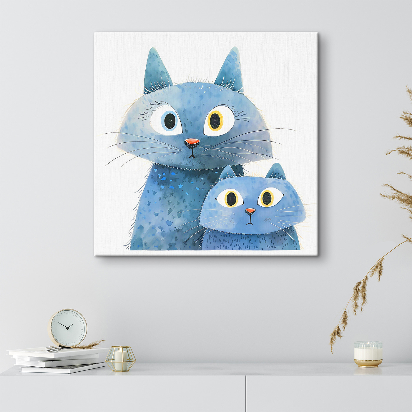 A cat and a cat