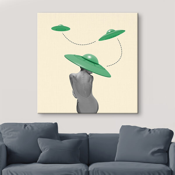 A woman wearing a bodysuit and a green hat A woman wearing a bodysuit and a green hat