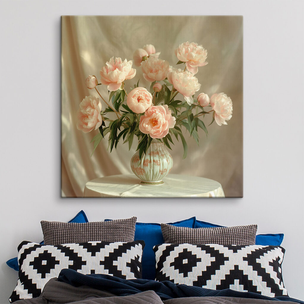 A vase of pink flowers