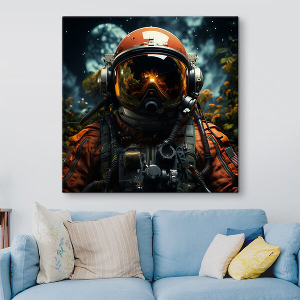 Quadri Quadri Una persona in tuta da astronauta (COD: s37389)